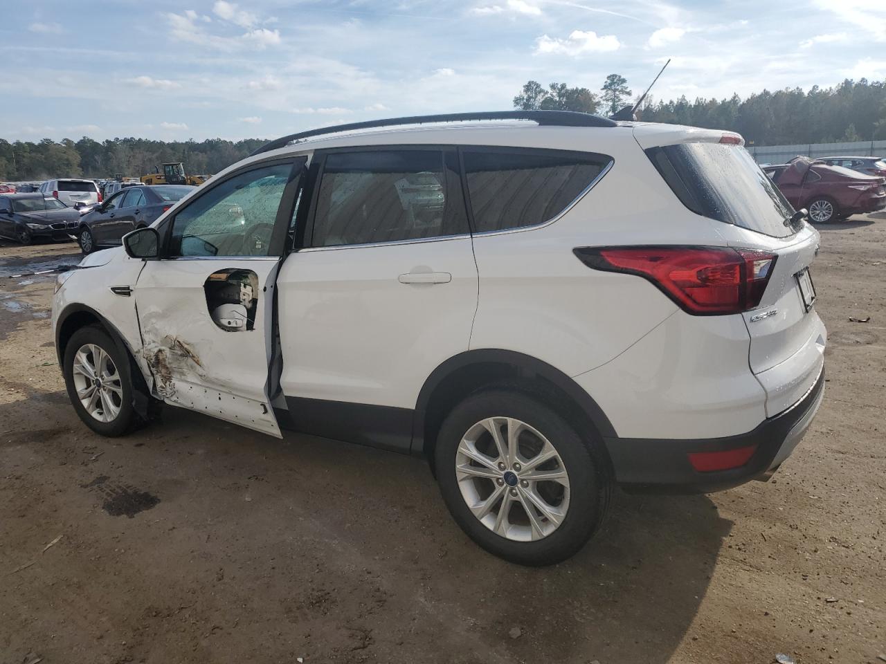 2019 Ford Escape VIN 1FMCU0HD2KUC19798 Copart auction photo, side damage thumbnail 2