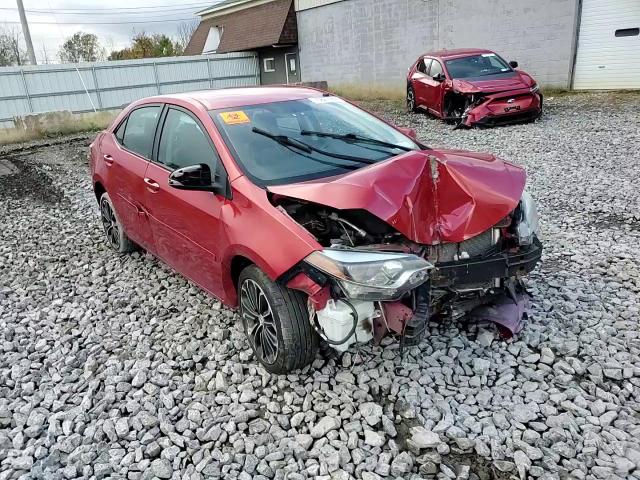 2016 Toyota Corolla VIN 5YFBURHE8GP561550 Copart auction photo, front end / side damage thumbnail 11