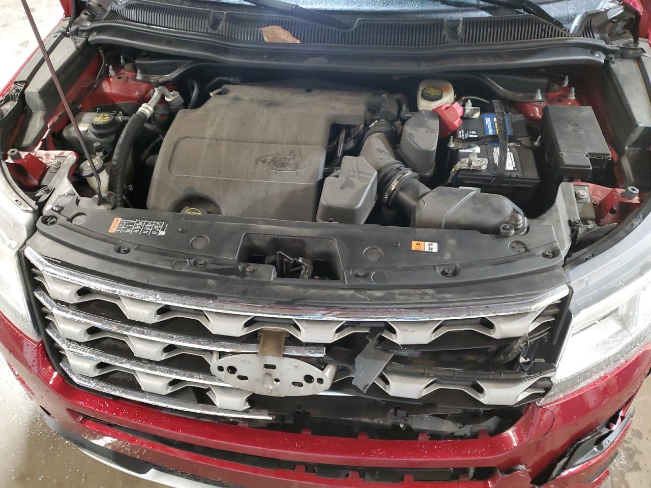 2016 Ford Explorer VIN 1FM5K8D82GGB83591 Copart auction photo, front end damage thumbnail 14