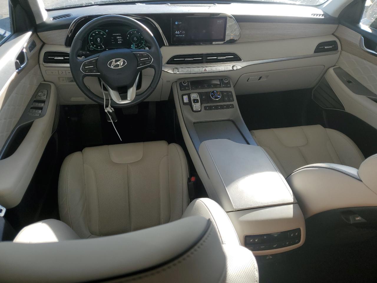 2022 Hyundai Palisade VIN KM8R7DHEXNU434271 Copart auction photo, hail damage thumbnail 8