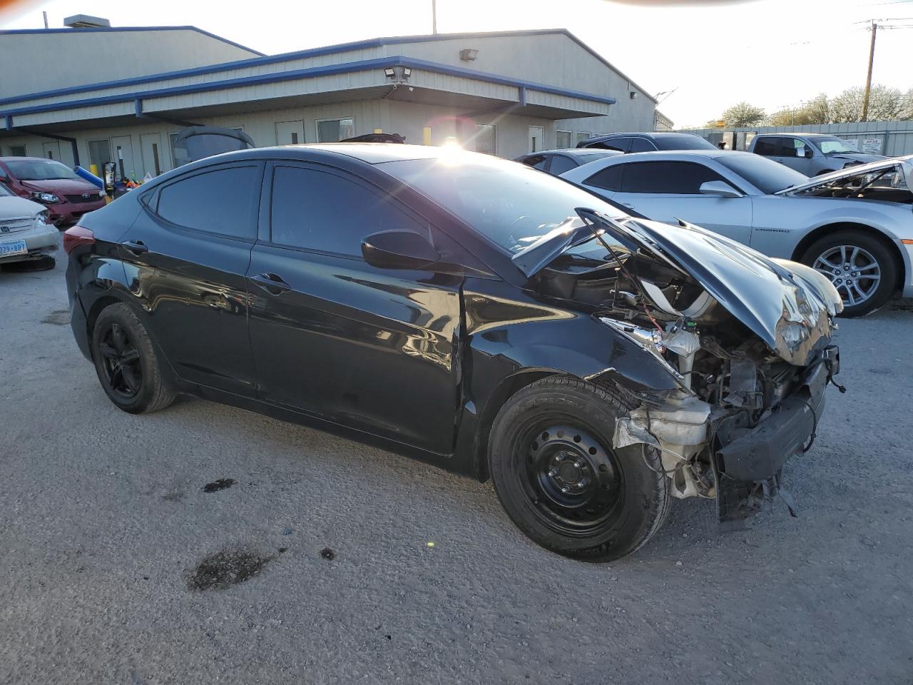 2016 Hyundai Elantra VIN 5NPDH4AE2GH726032 Copart auction photo, front end damage thumbnail 4