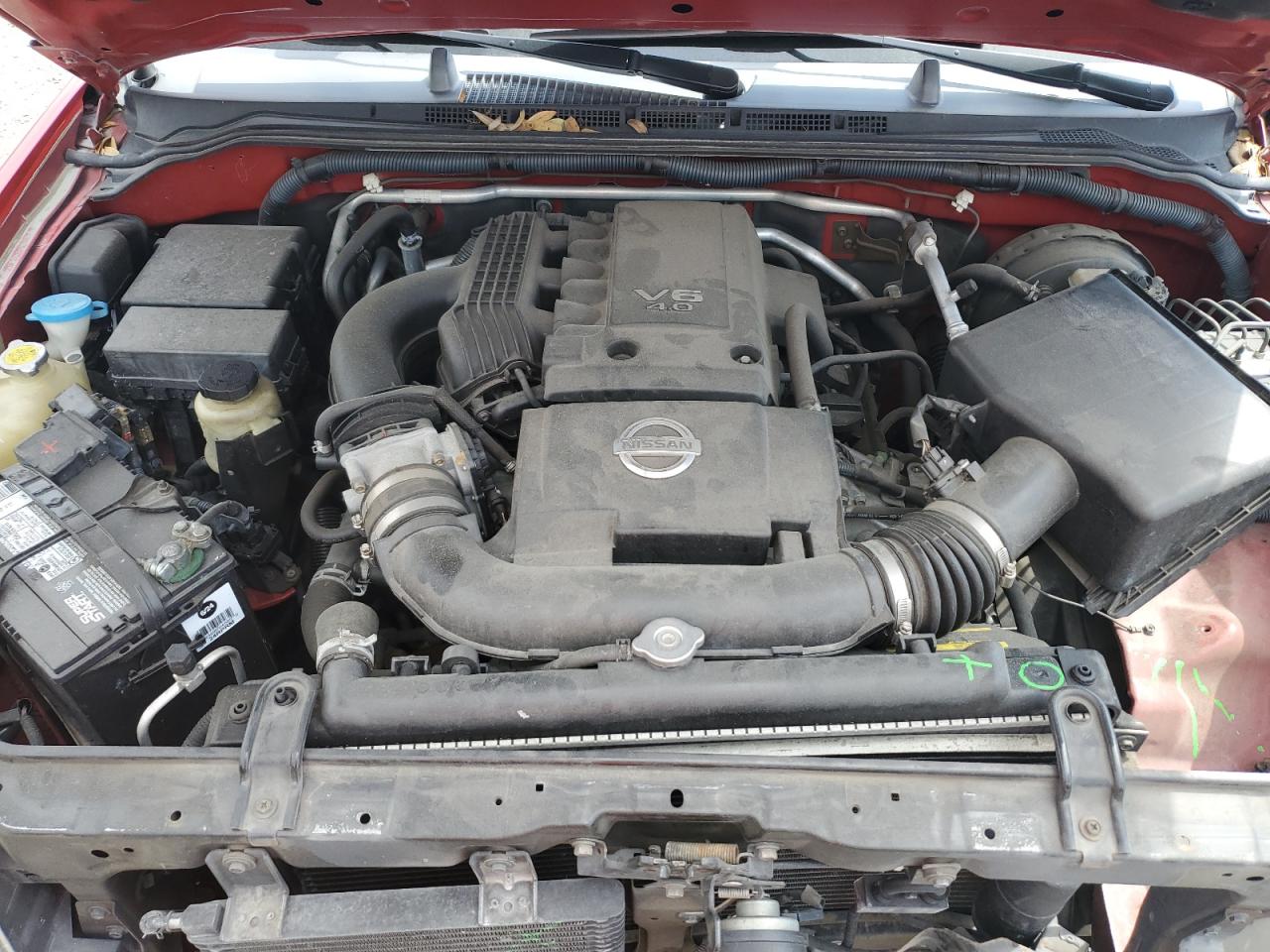 2005 Nissan Navara (Frontier) VIN 1N6AD06UX5C417373 Copart auction photo, rear end / front end damage thumbnail 11