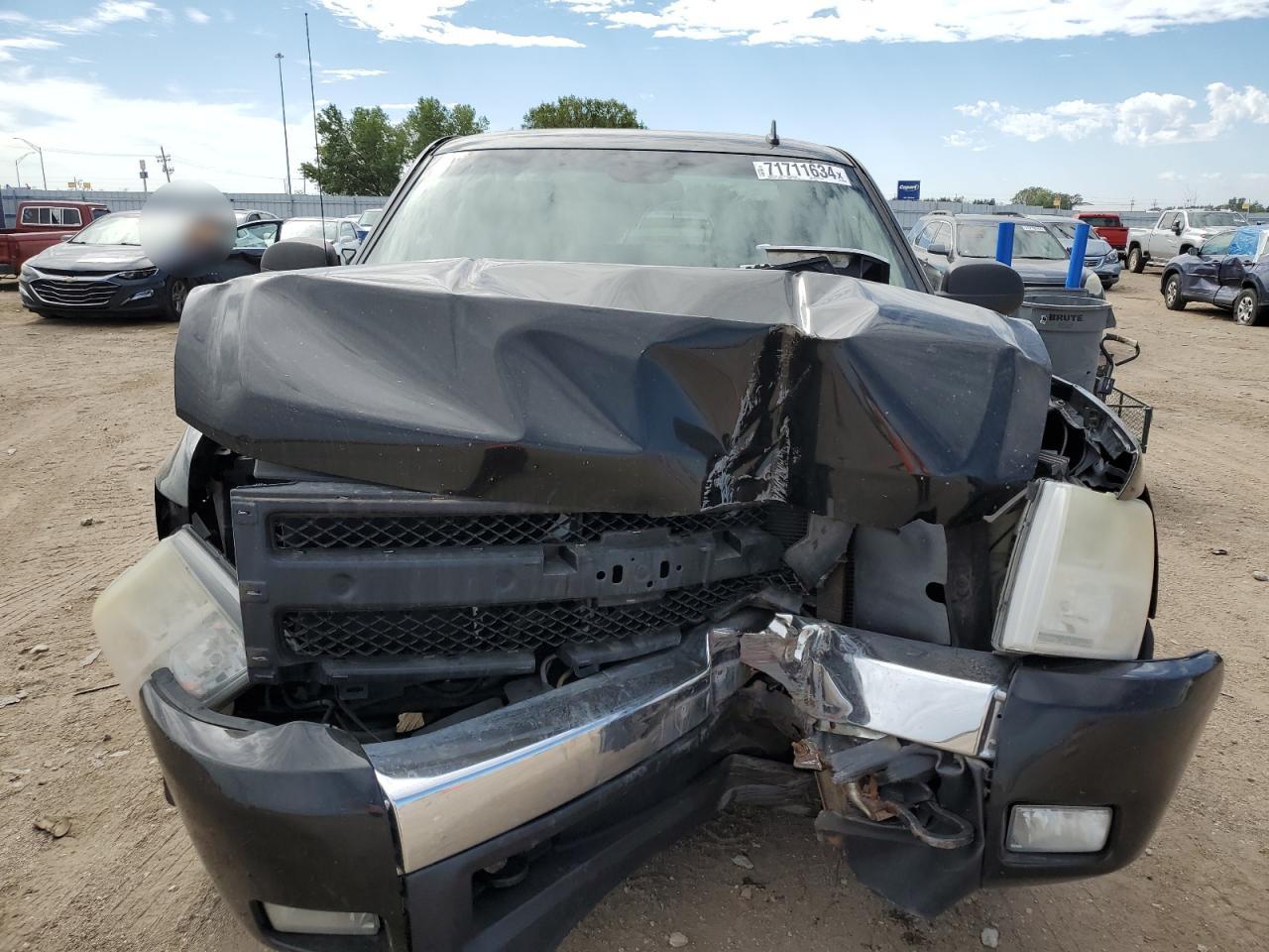 2008 Chevrolet Silverado VIN 2GCEK19J981221761 Copart auction photo, front end damage thumbnail 5