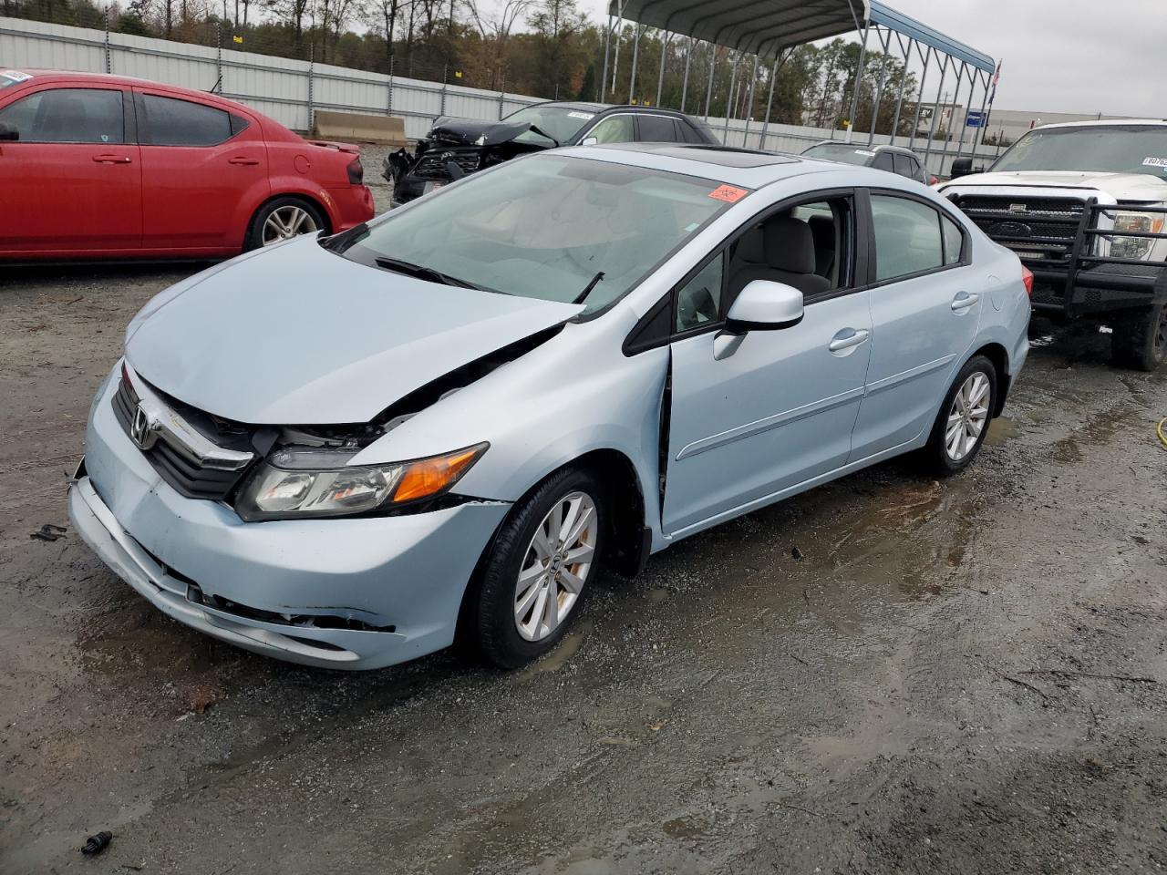 2012 Honda Civic VIN 2HGFB2F84CH596891