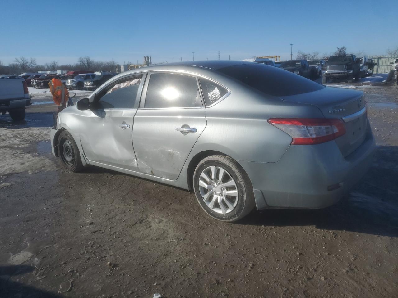 2013 Nissan Sentra VIN 3N1AB7AP2DL769338 Copart auction photo, front end damage thumbnail 2