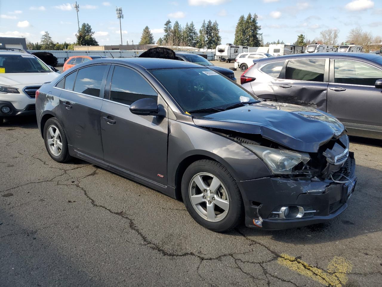 2014 Chevrolet Cruze VIN 1G1PC5SB5E7254554 Copart auction photo, front end damage thumbnail 4