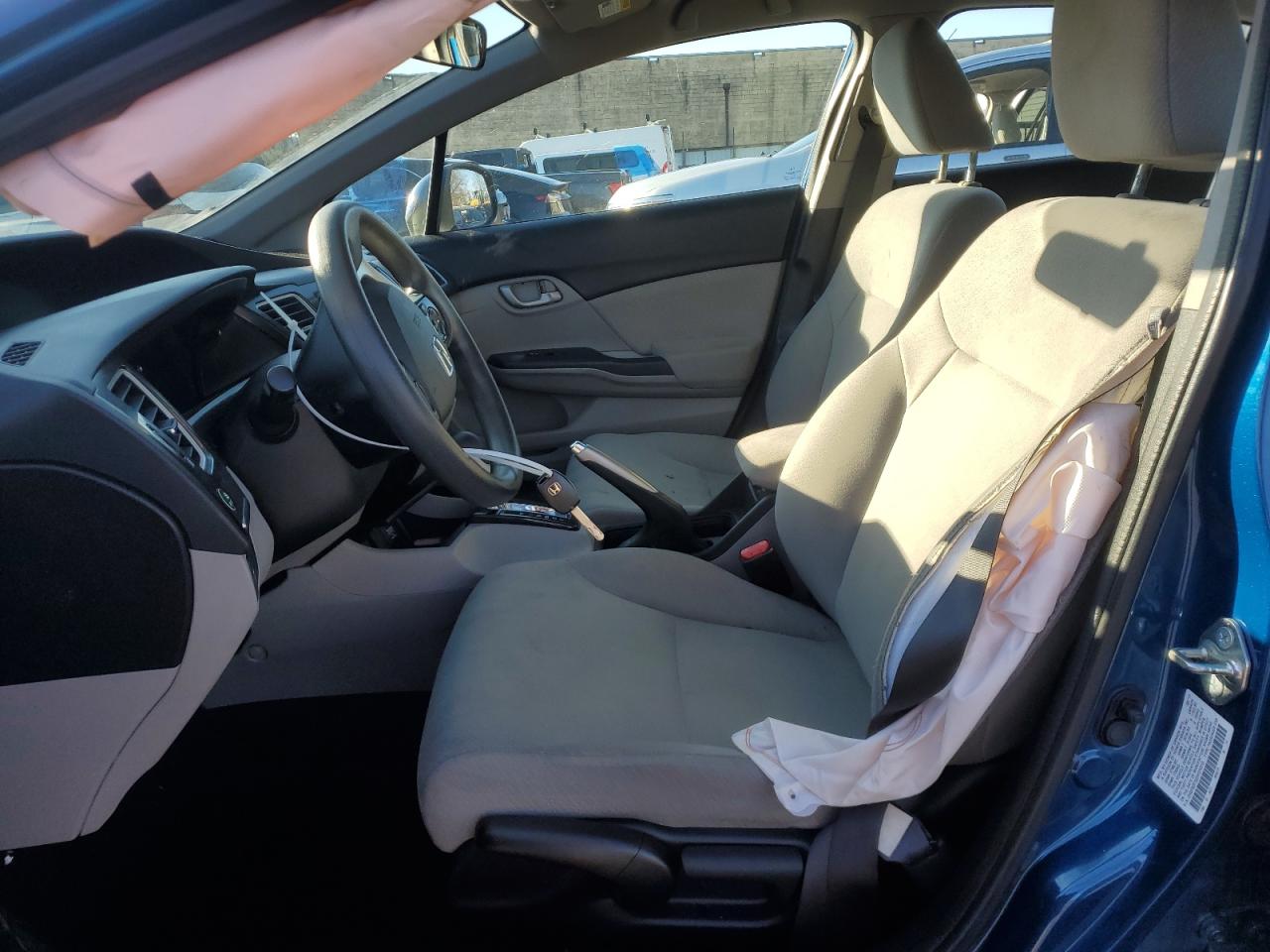 2013 Honda Civic VIN 2HGFB2F53DH574310 Copart auction photo, all over / undercarriage damage thumbnail 7