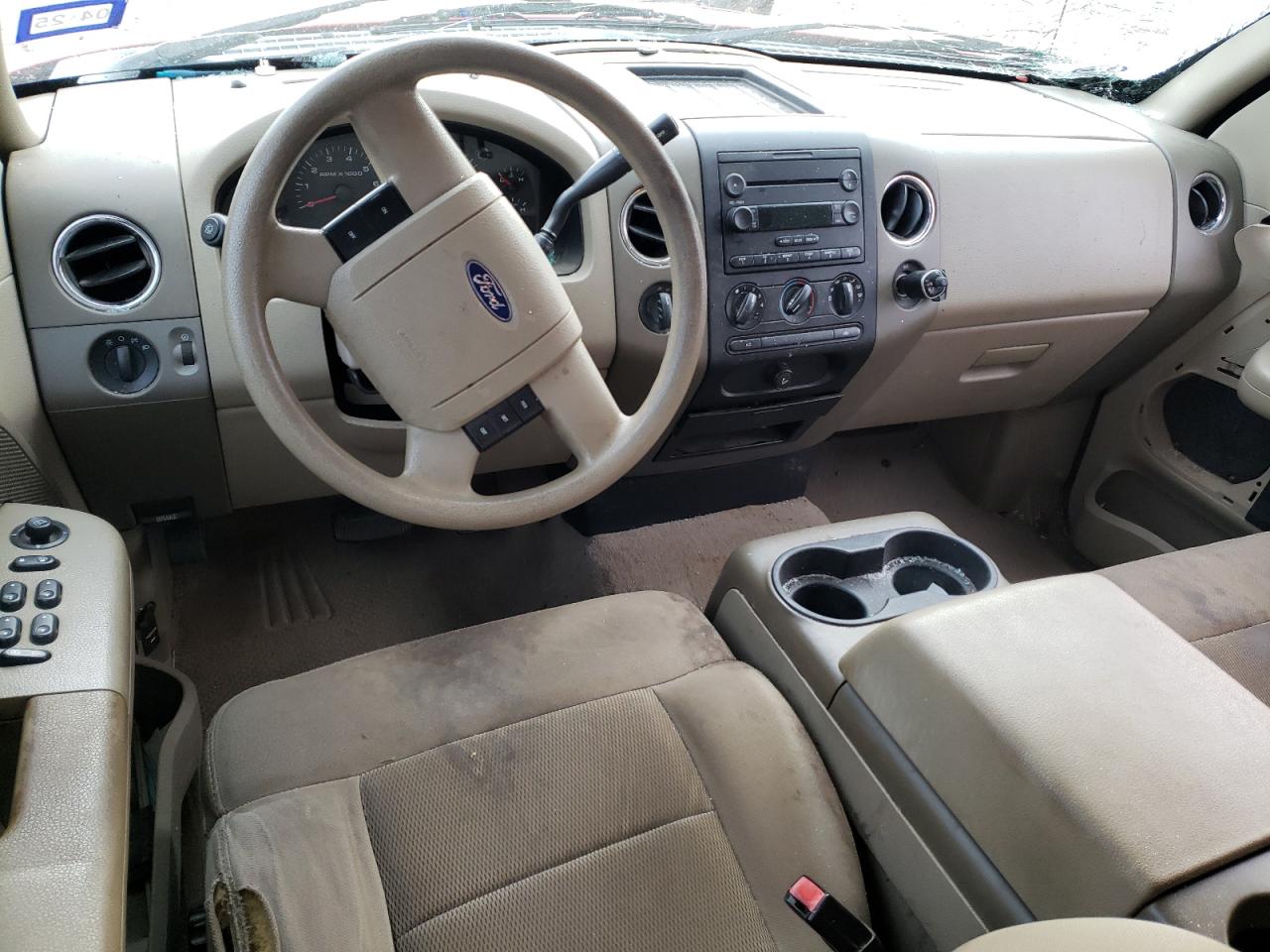 2005 Ford F-150 VIN 1FTPW14565KC85498 Copart auction photo, side / front end damage thumbnail 8