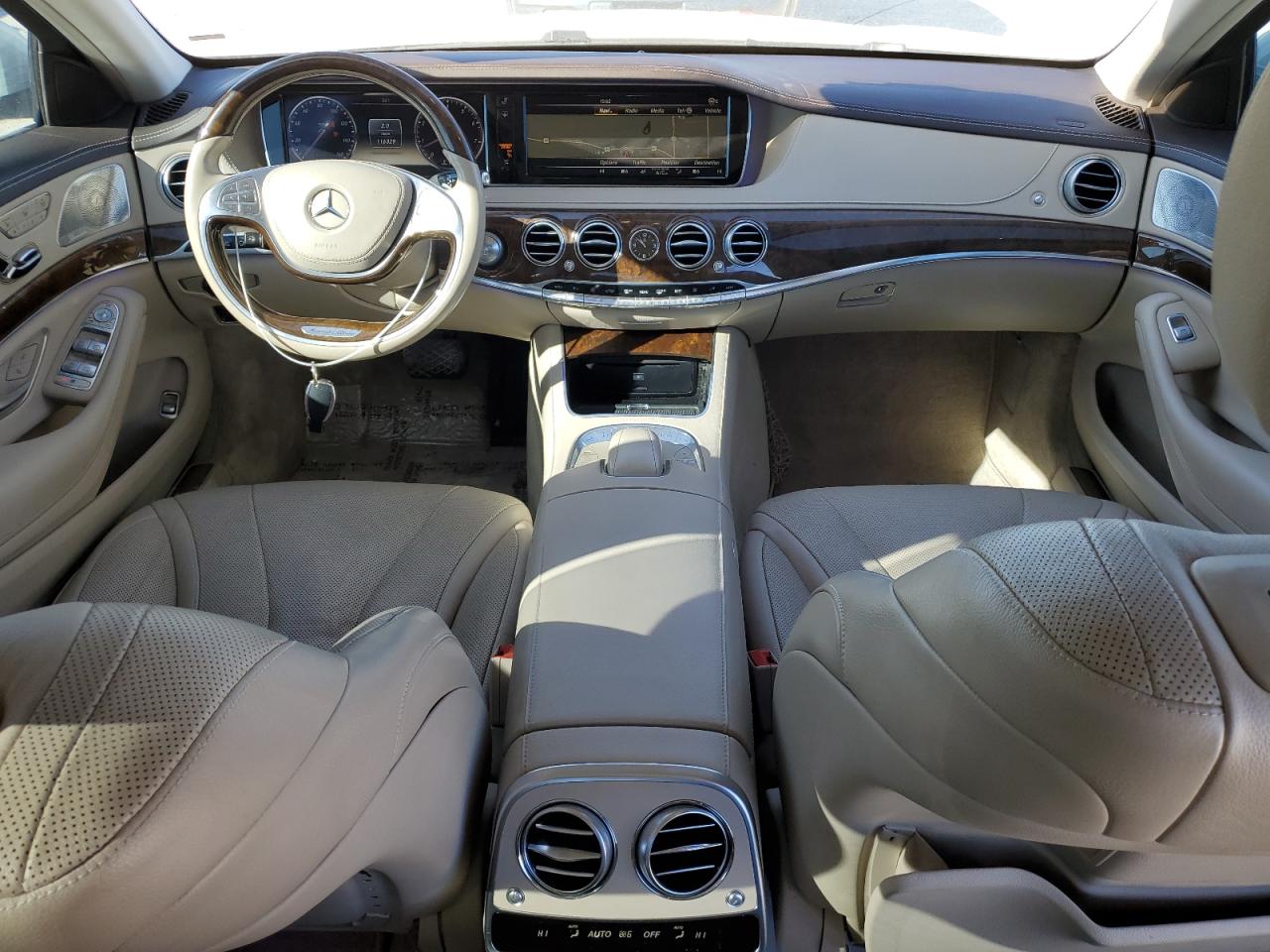 2014 Mercedes-Benz S-klasse VIN WDDUG8FB4EA056227 Copart auction photo, all over damage thumbnail 8