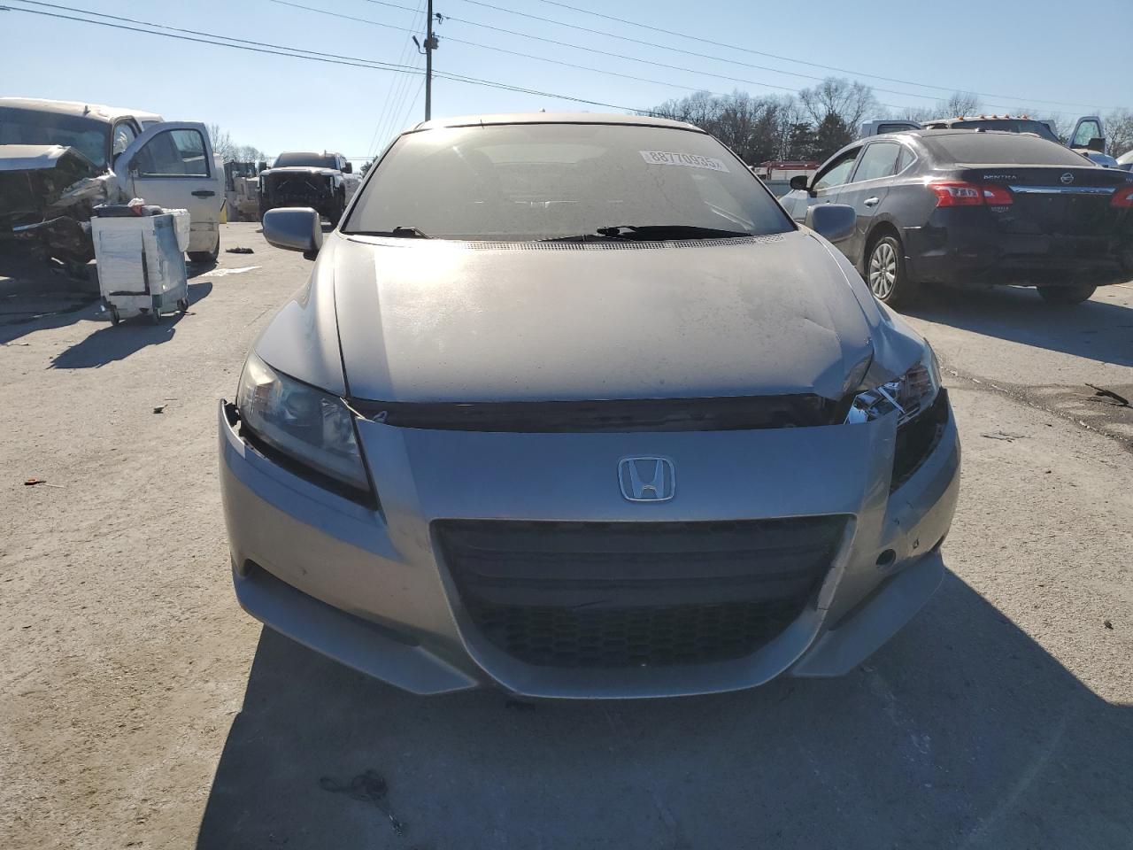 2012 Honda CR-Z VIN JHMZF1D4XCS004685 Copart auction photo, front end damage thumbnail 5