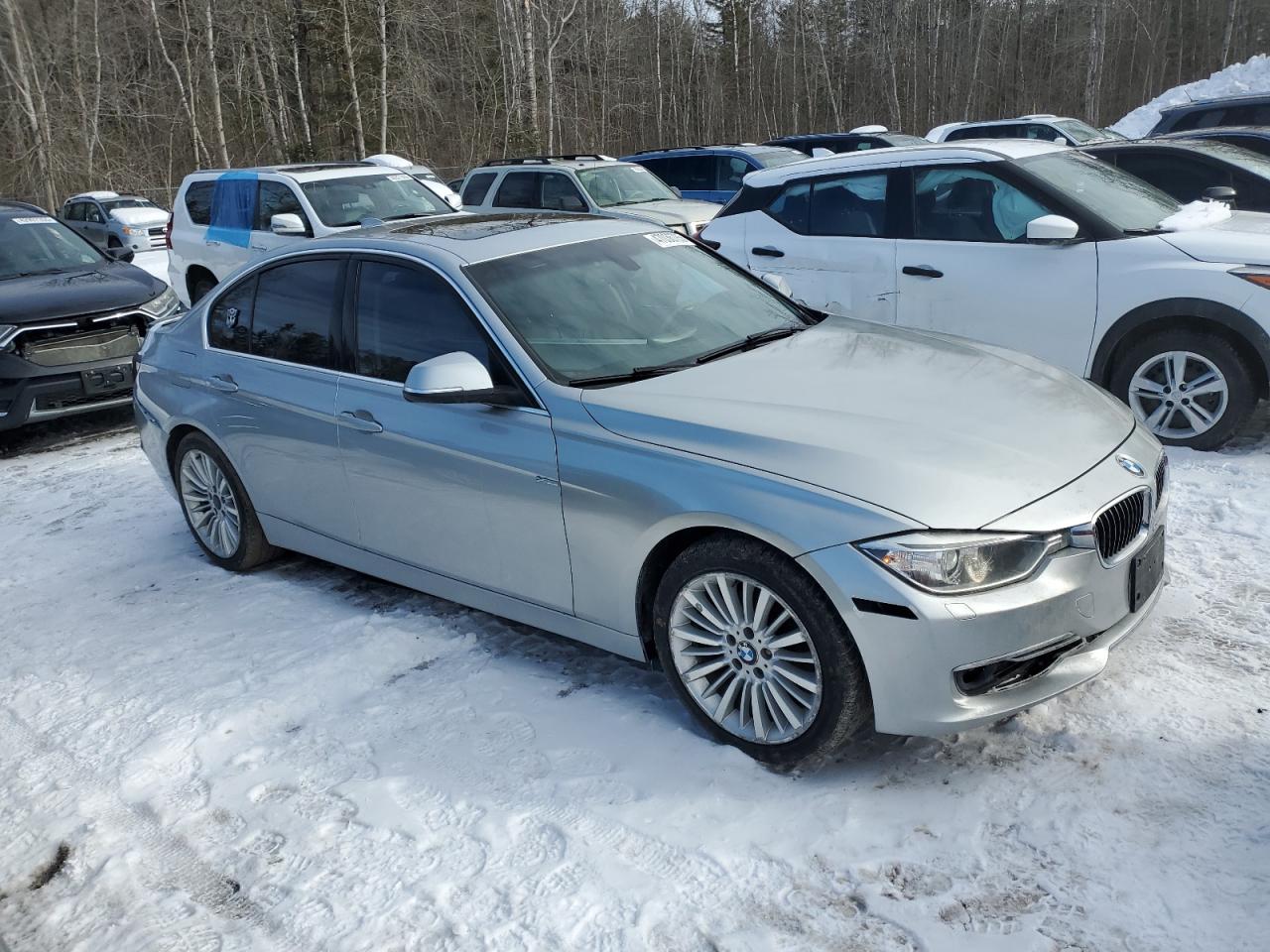 2013 BMW 3er VIN WBA3B3C5XDJ977160 Copart auction photo, rear end damage thumbnail 4
