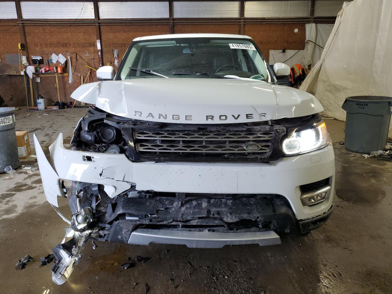 2014 Land Rover Range Rover VIN SALWR2WF5EA370006 Copart auction photo, front end / side damage thumbnail 5