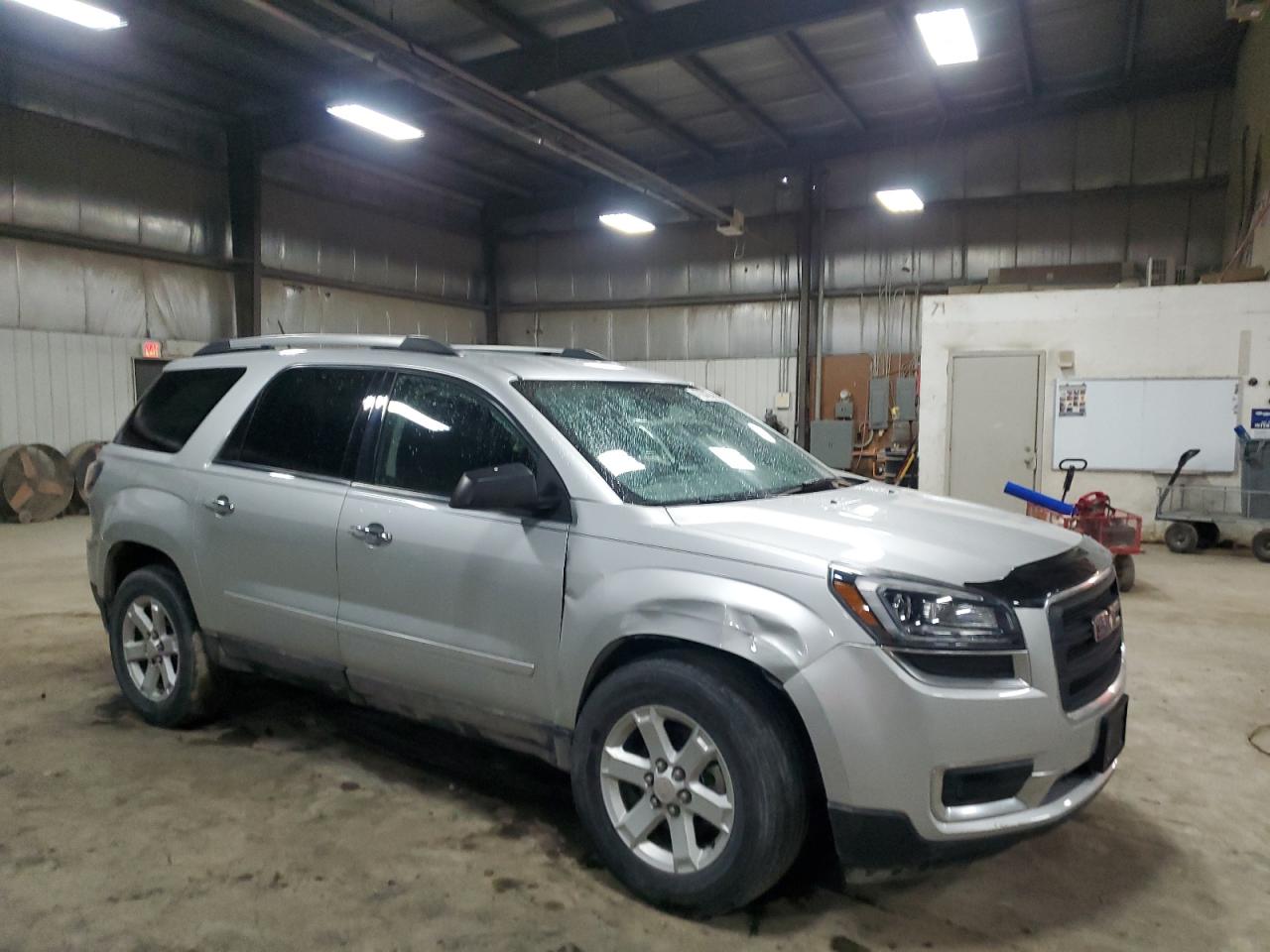 2015 GMC Acadia VIN 1GKKVPKD7FJ151010 Copart auction photo, front end / side damage thumbnail 4