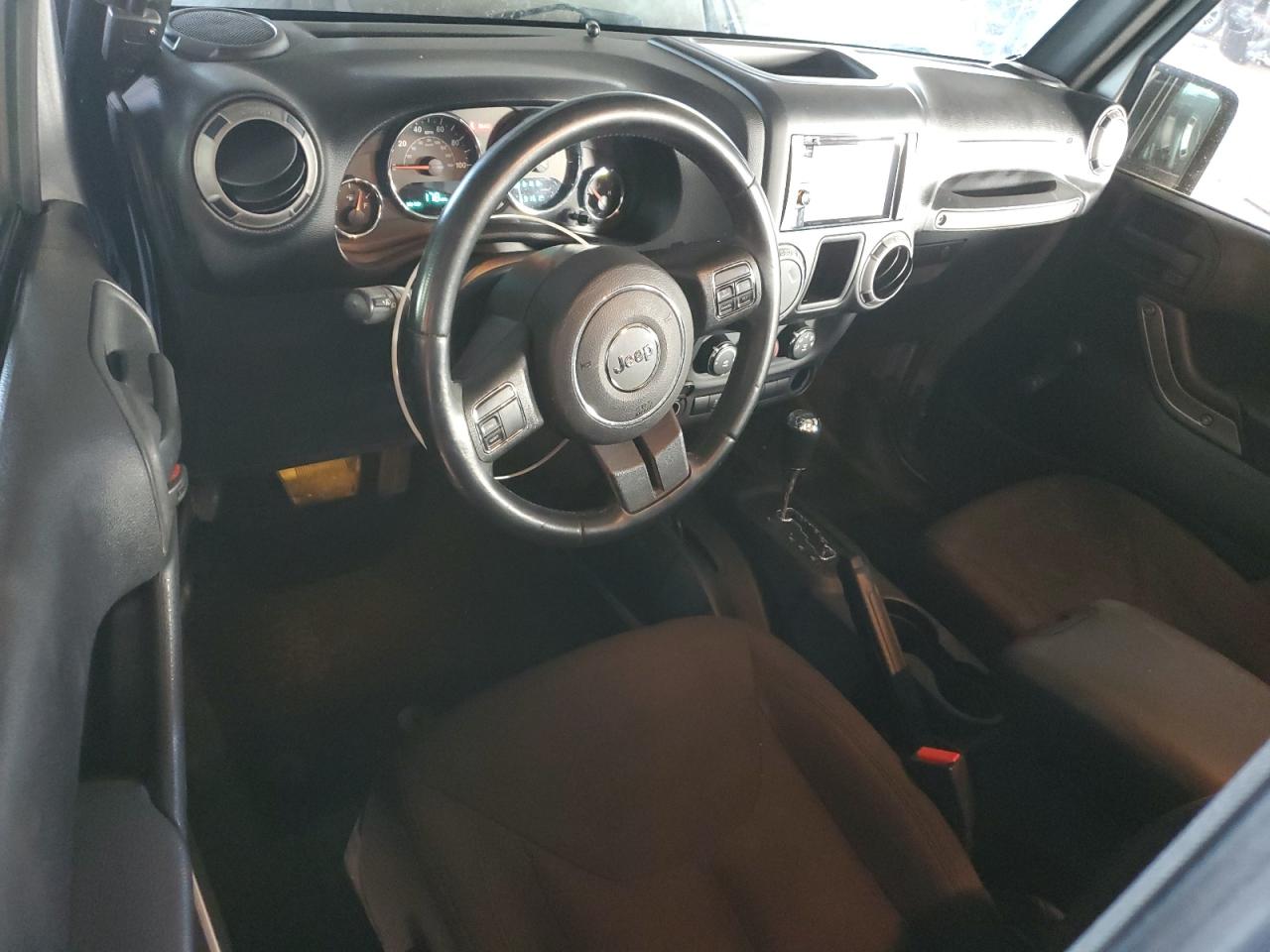 2015 Jeep Wrangler VIN 1C4GJWAG2FL653494 Copart auction photo, front end damage thumbnail 8