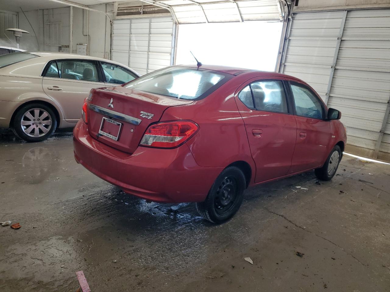 2018 Mitsubishi Mirage VIN ML32F3FJ1JHF14957 Copart auction photo, front end / minor dent/scratches damage thumbnail 3