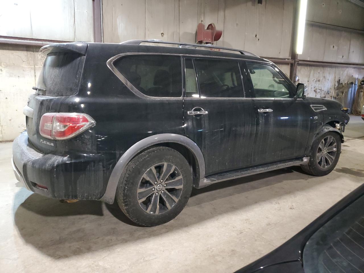 2017 Nissan Armada VIN JN8AY2NE0H9705759 Copart auction photo, front end / minor dent/scratches damage thumbnail 3