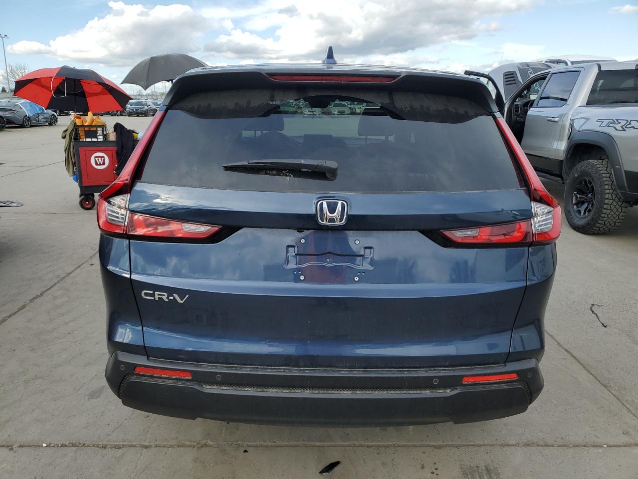 2025 Honda CR-V VIN 2HKRS3H77SH316215 Copart auction photo, front end / side damage thumbnail 6