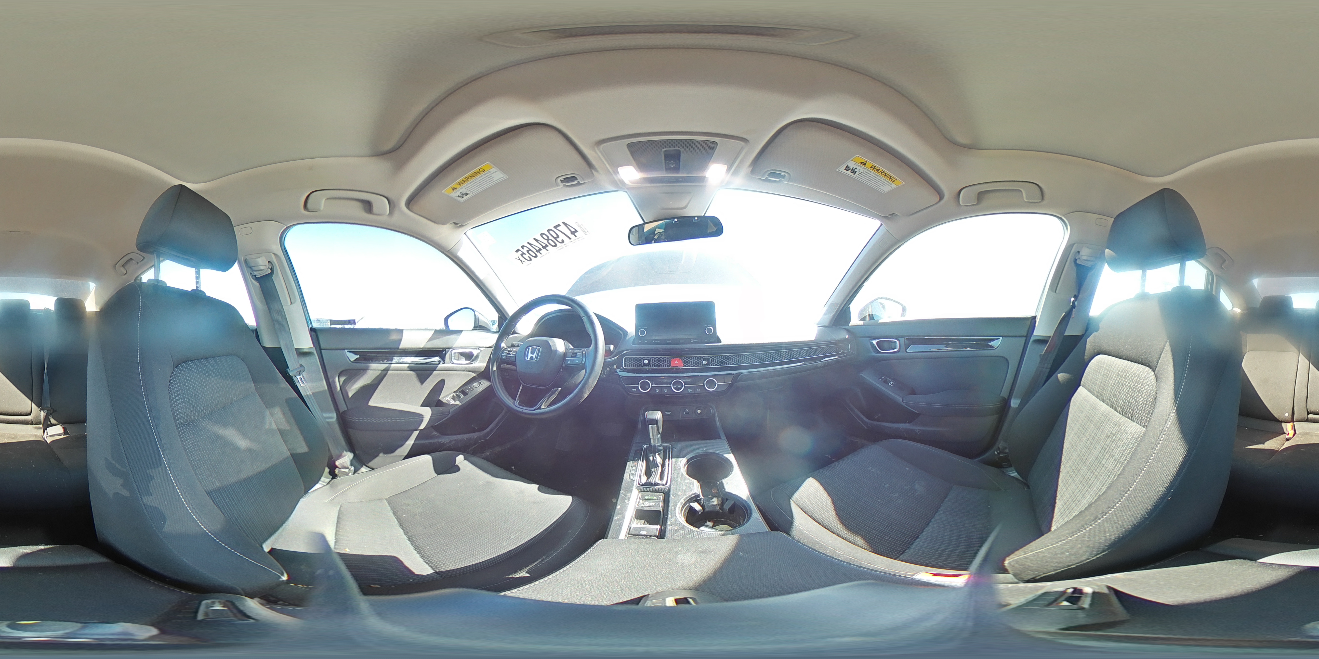 2022 Honda Civic VIN JHMFE1F79NX005717 Copart auction photo, rear end damage thumbnail 13