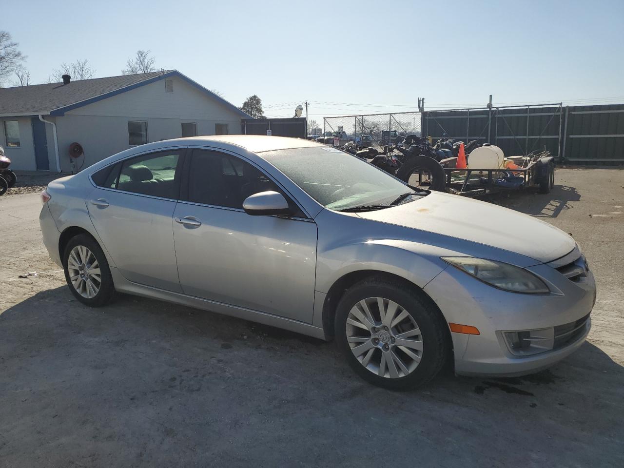 2009 Mazda 6 VIN 1YVHP82A095M36361 Copart auction photo, burn - engine damage thumbnail 4