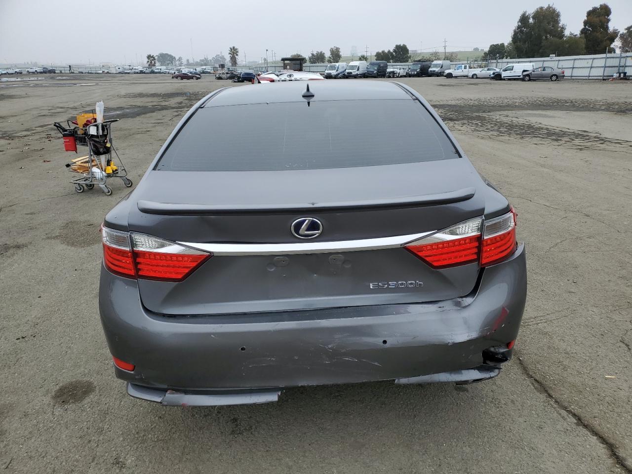 2014 Lexus ES VIN JTHBW1GG4E2049406 Copart auction photo, rear end damage thumbnail 6
