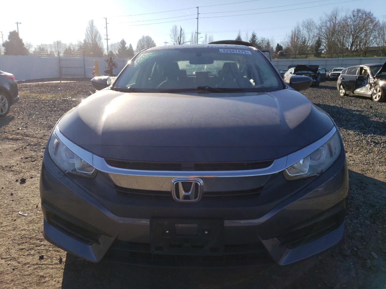 2018 Honda Civic VIN 2HGFC2F5XJH537599 Copart auction photo, side / rear end damage thumbnail 5