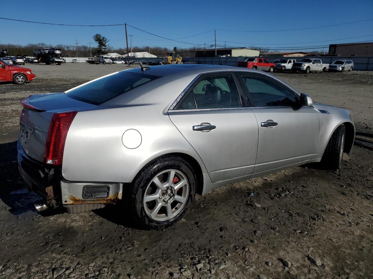 2008 Cadillac CTS VIN 1G6DF577480138557 Copart auction photo, rear end damage thumbnail 3