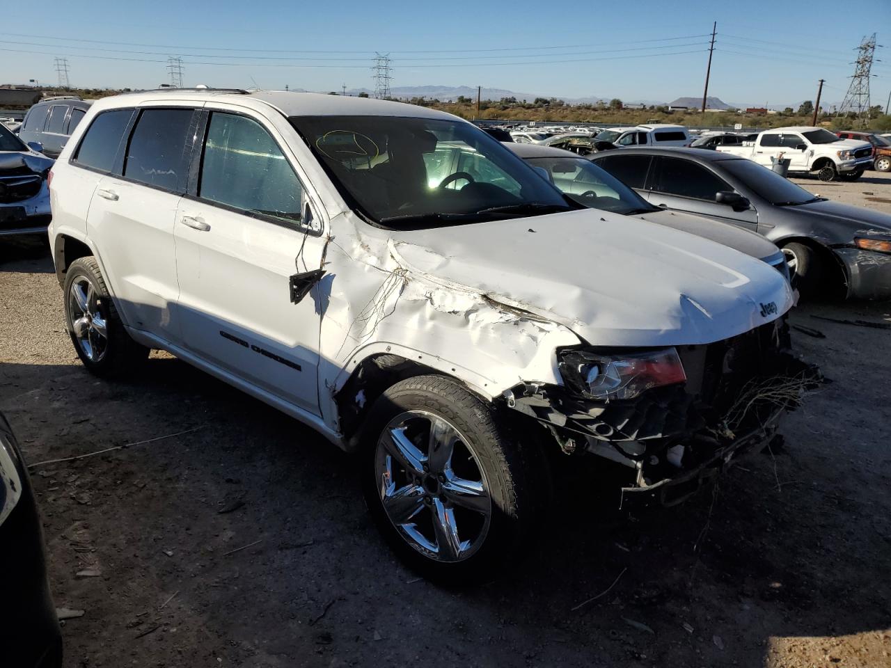 2017 Jeep Grand Cherokee VIN 1C4RJFAG5HC701727 Copart auction photo, front end / mechanical damage thumbnail 4