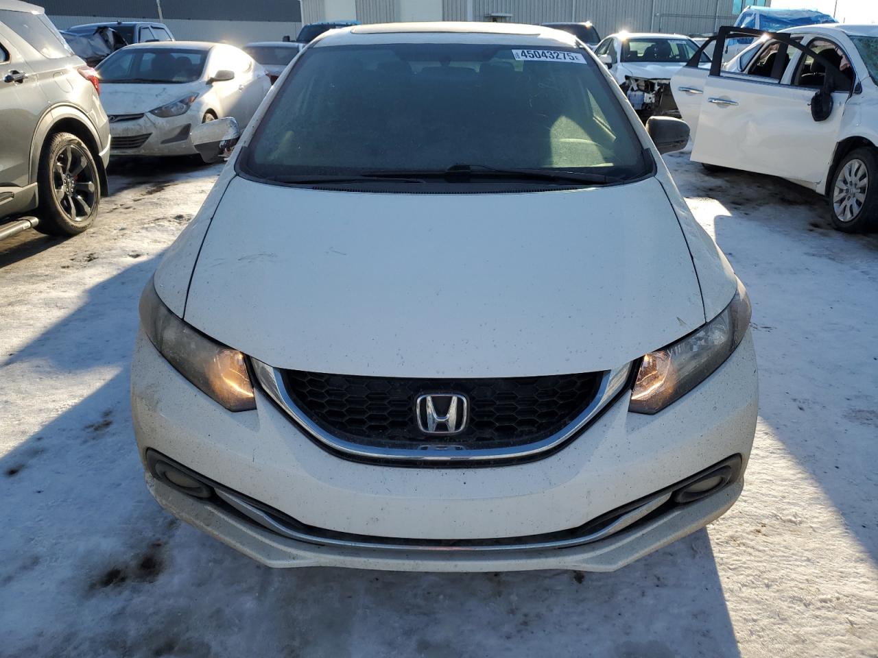 2015 Honda Civic VIN 2HGFB2F72FH051512 Copart auction photo, vandalism / hail damage thumbnail 5