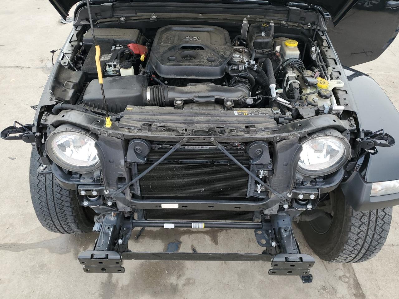2020 Jeep Wrangler VIN 1C4HJXEN1LW333225 Copart auction photo, front end damage thumbnail 12