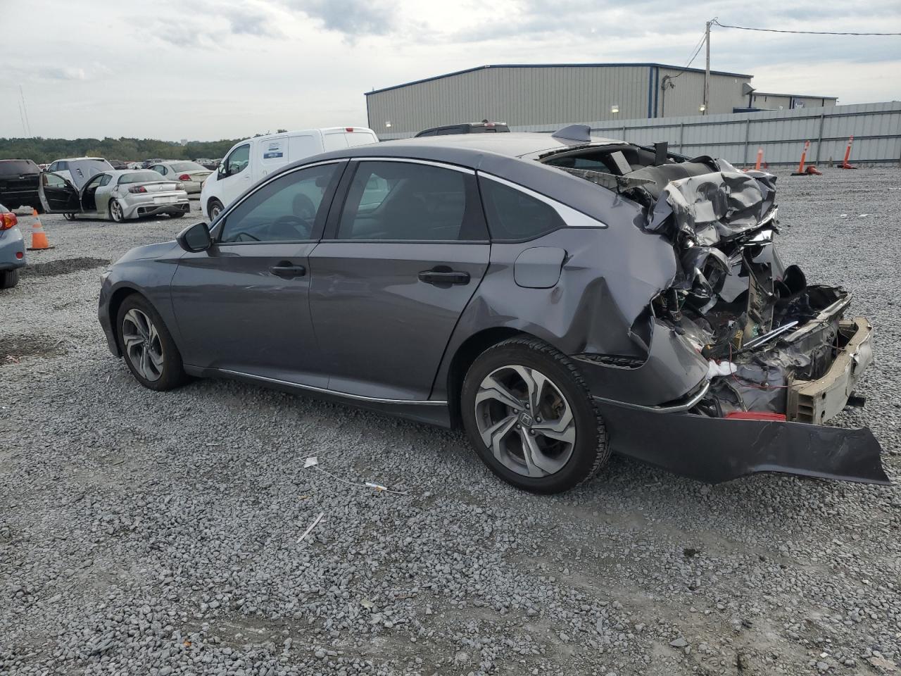 2018 Honda Accord VIN 1HGCV1F47JA030656 Copart auction photo, rear end / front end damage thumbnail 2