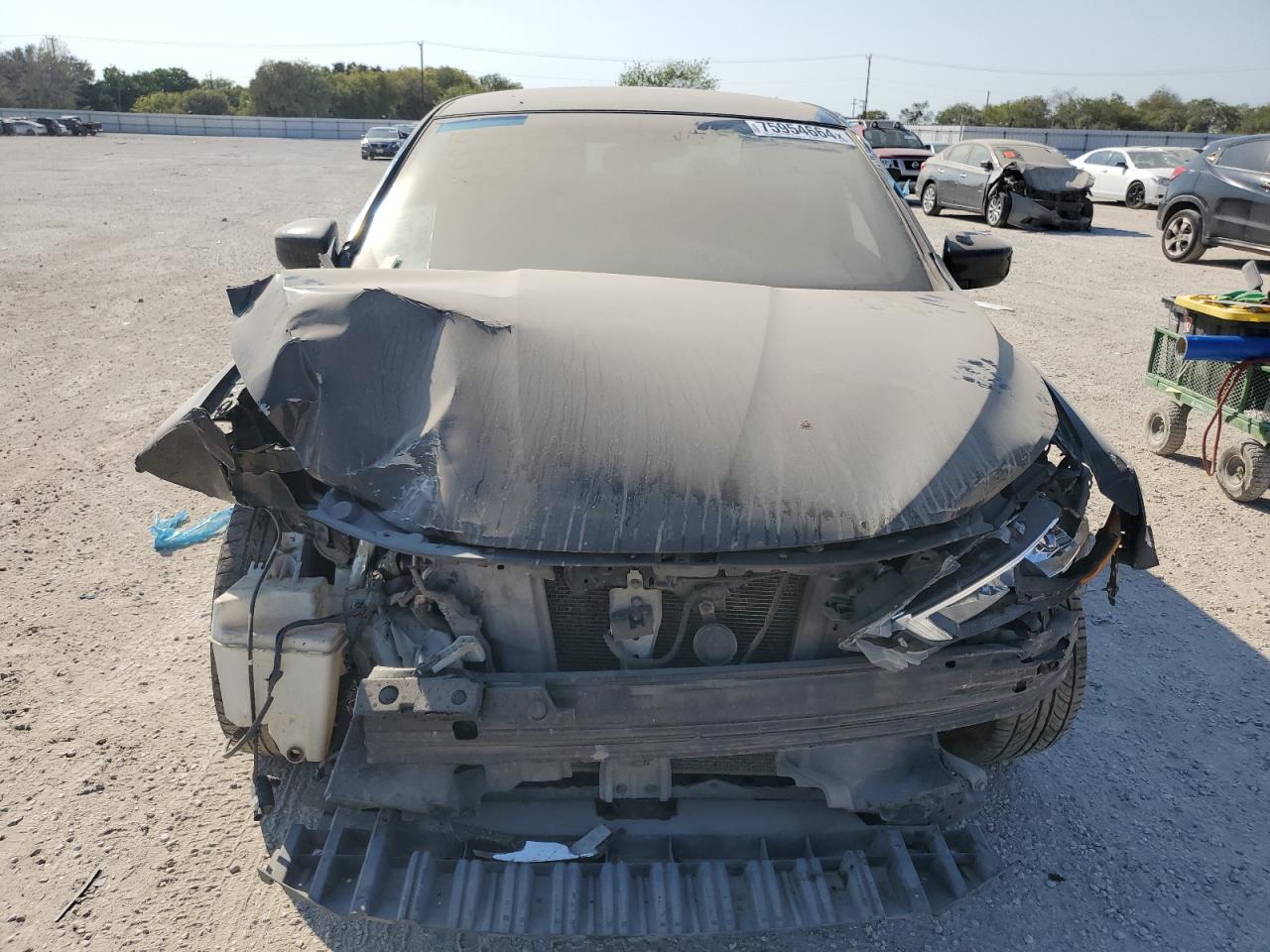 2016 Nissan Sentra VIN 3N1AB7AP1GL653035 Copart auction photo, all over damage thumbnail 5