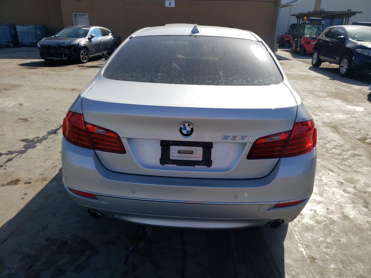 2016 BMW 5er VIN WBA5B1C52GG132303 Copart auction photo, front end damage thumbnail 6