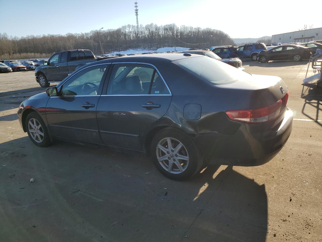 2004 Honda Accord VIN 1HGCM66544A021748 Copart auction photo, rear end damage thumbnail 2
