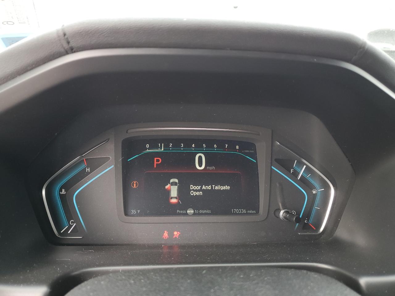 2018 Honda Odyssey VIN 5FNRL6H93JB005636 Copart auction photo, front end damage thumbnail 9