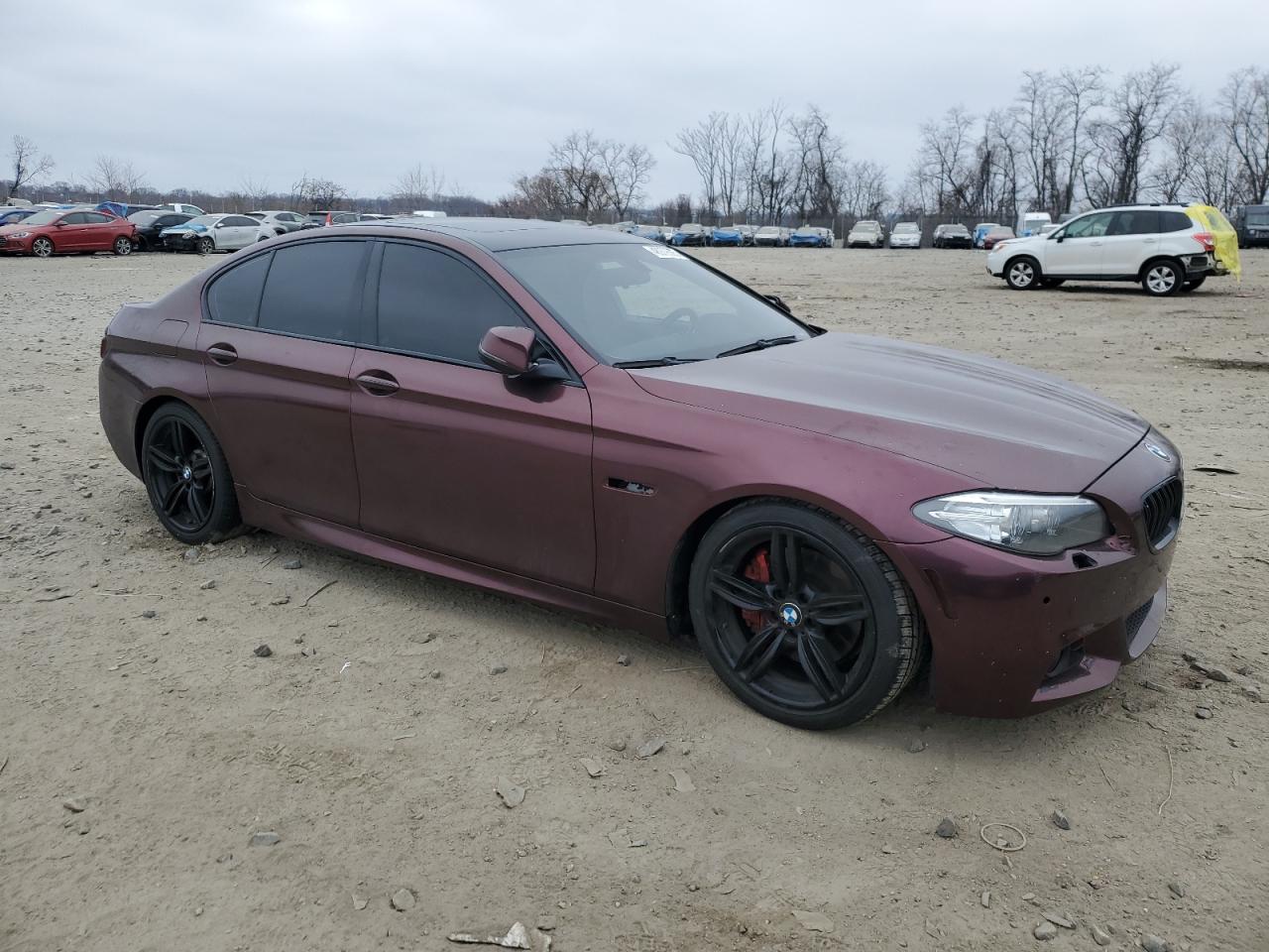 2014 BMW 5er VIN WBAKP9C5XEDZ35149 Copart auction photo, minor dent/scratches damage thumbnail 4