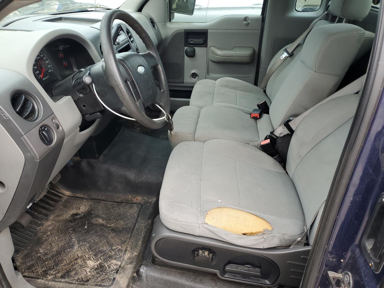 2007 Ford F-150 VIN 1FTRF12277KB30916 Copart auction photo, front end / side damage thumbnail 7