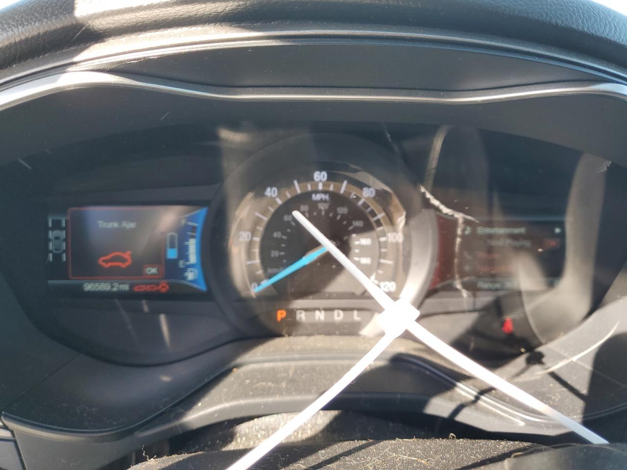 2019 Ford Fusion VIN 3FA6P0LU5KR180928 Copart auction photo, rear end damage thumbnail 9