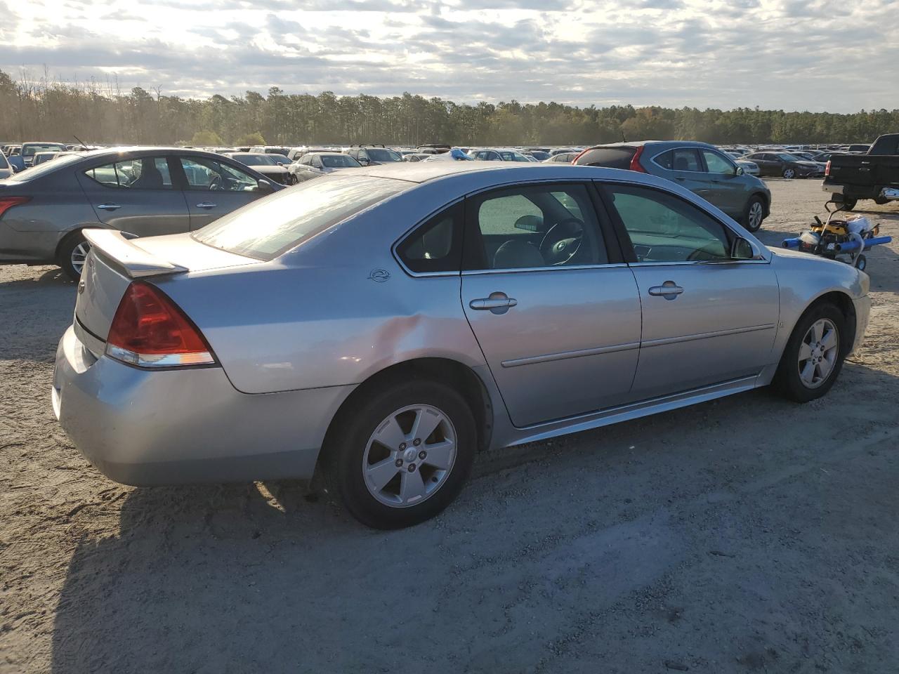 2009 Chevrolet Impala VIN 2G1WT57N691314830 Copart auction photo, rear end damage thumbnail 3