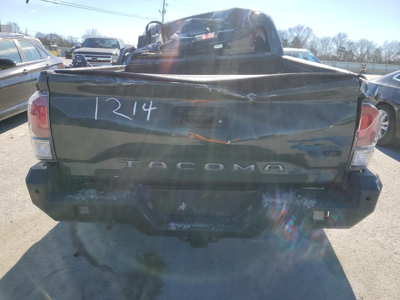 2021 Toyota Tacoma VIN 3TMCZ5AN2MM391214 Copart auction photo, rollover damage thumbnail 6