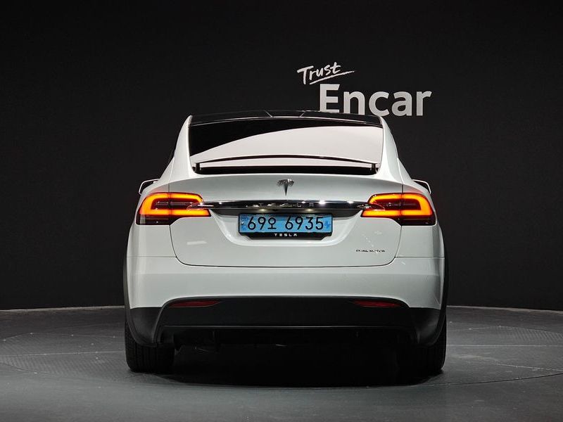 2020 Tesla Model x VIN 5YJXCDE27LF293425 Encar auction photo thumbnail 4