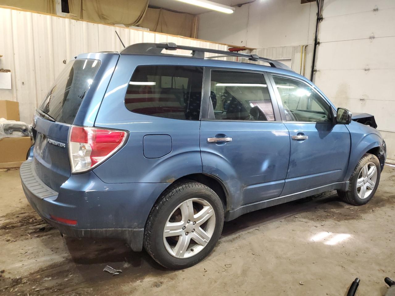 2009 Subaru Forester VIN JF2SH64639H766467 Copart auction photo, front end / side damage thumbnail 3