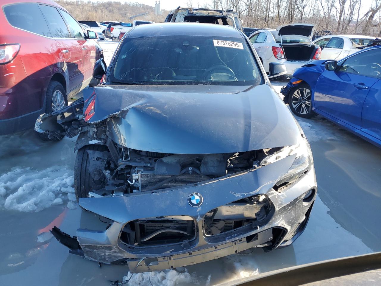 2019 BMW X2 VIN WBXYN1C52KES54948 Copart auction photo, front end / minor dent/scratches damage thumbnail 5