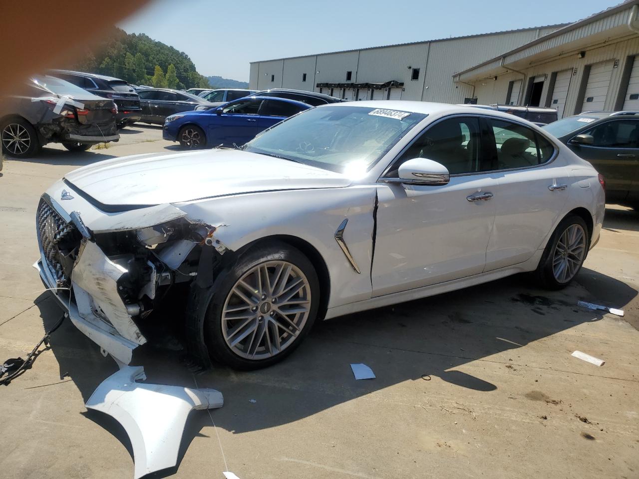 2020 Genesis G70 VIN KMTG64LA6LU062350 - Copart auction photo