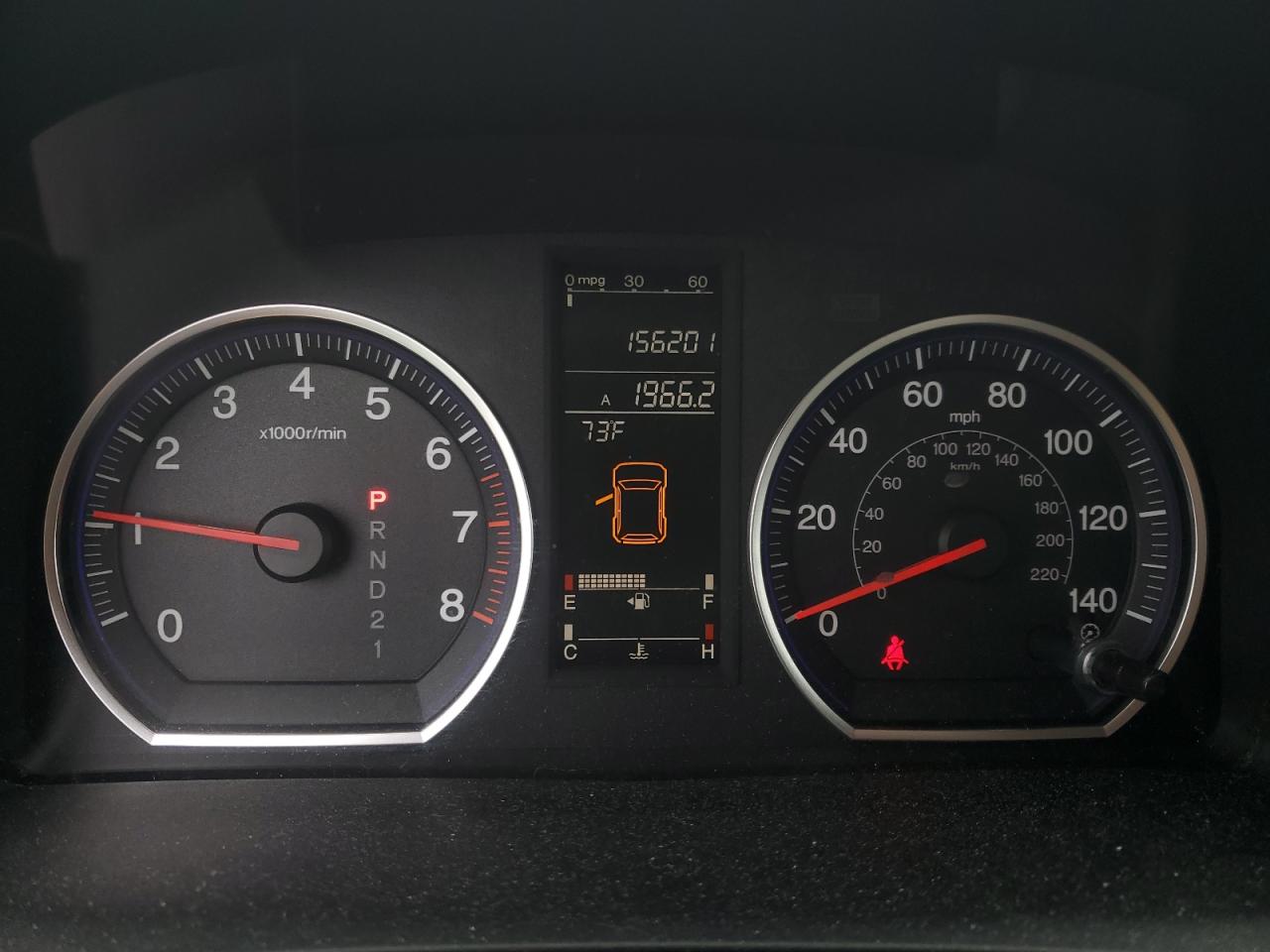 2008 Honda CR-V VIN JHLRE48508C073799 Copart auction photo, front end / rear end damage thumbnail 9