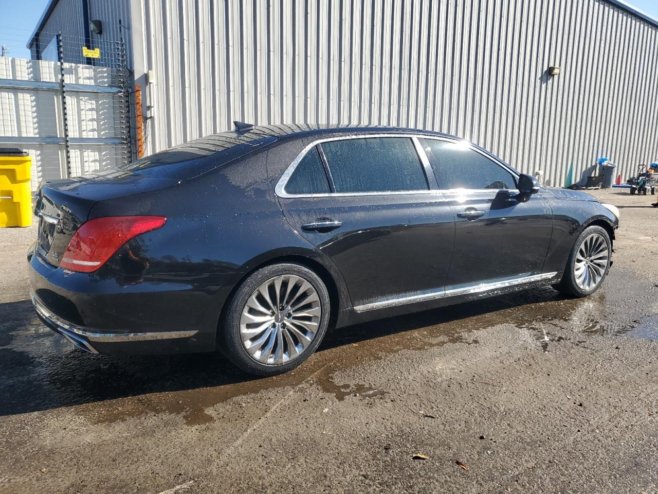 2019 Genesis G90 VIN KMTF54JHXKU059223 Copart auction photo, front end damage thumbnail 3