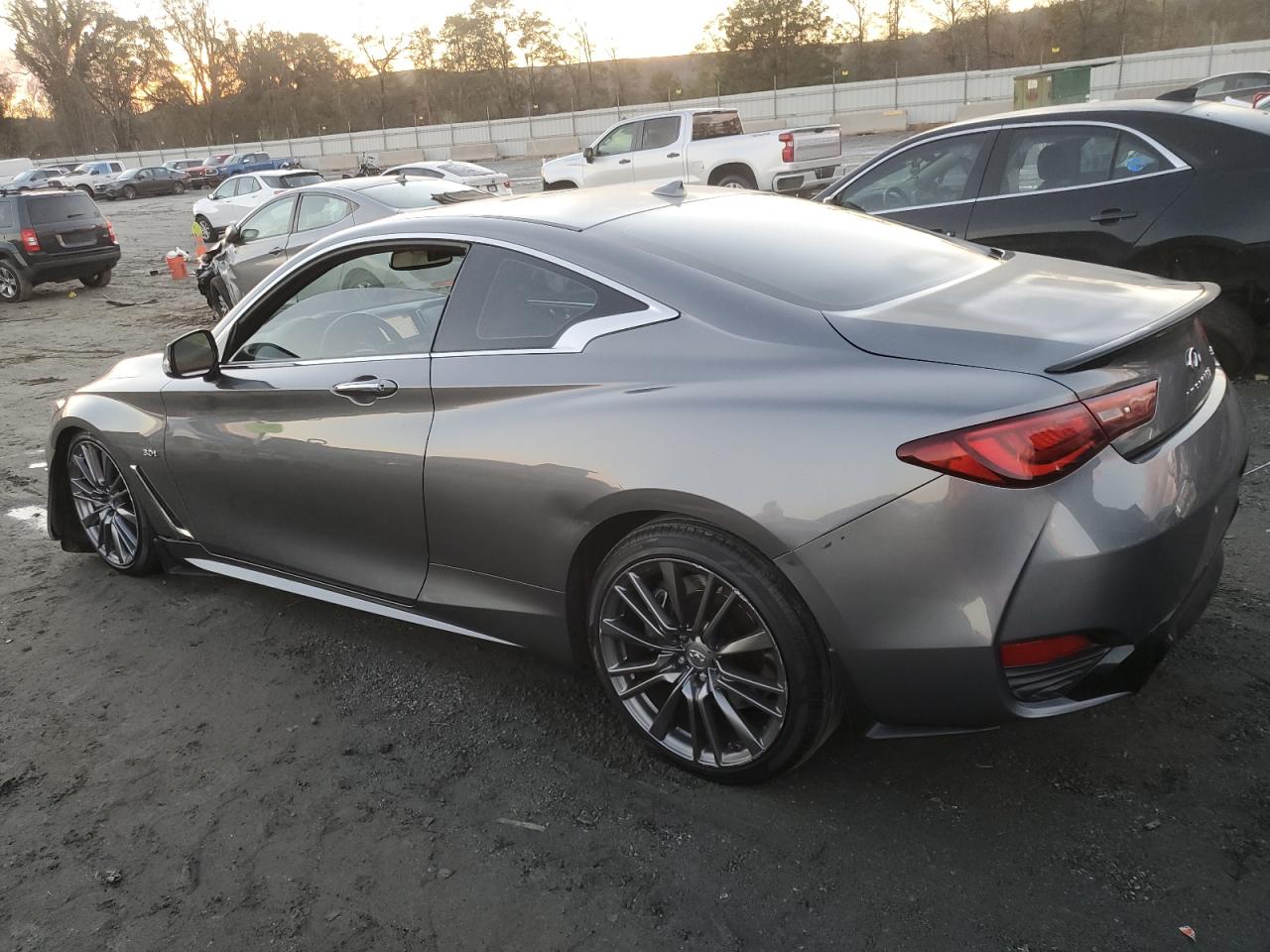 2017 Infiniti Q60 VIN JN1EV7EKXHM360345 Copart auction photo, front end damage thumbnail 2