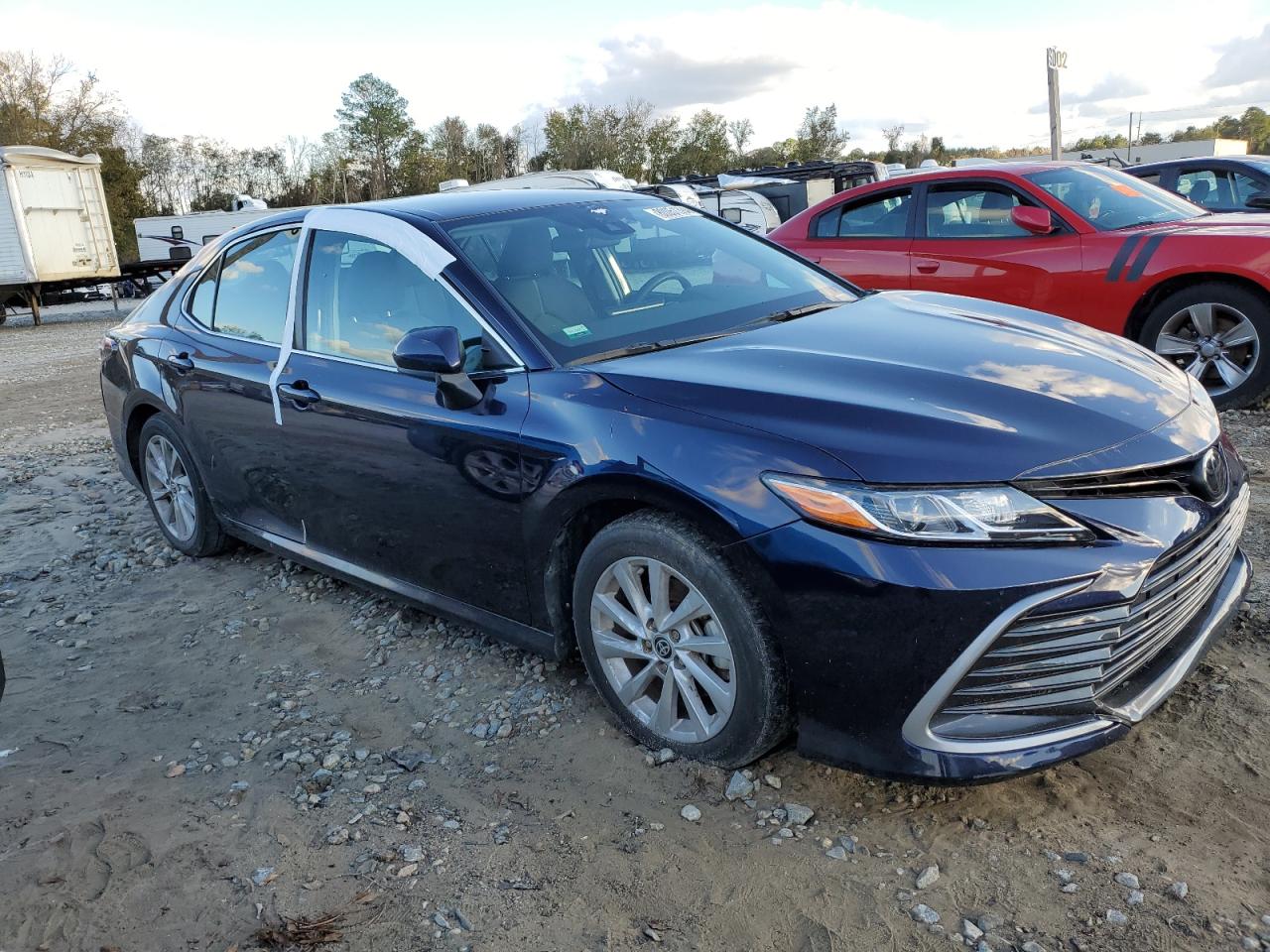 2022 Toyota Camry VIN 4T1C11AK3NU021131 Copart auction photo, water/flood / front end damage thumbnail 4
