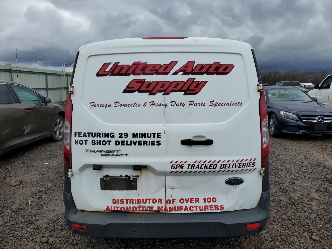2017 Ford Transit VIN NM0LS7E70H1298798 Copart auction photo, front end / minor dent/scratches damage thumbnail 6