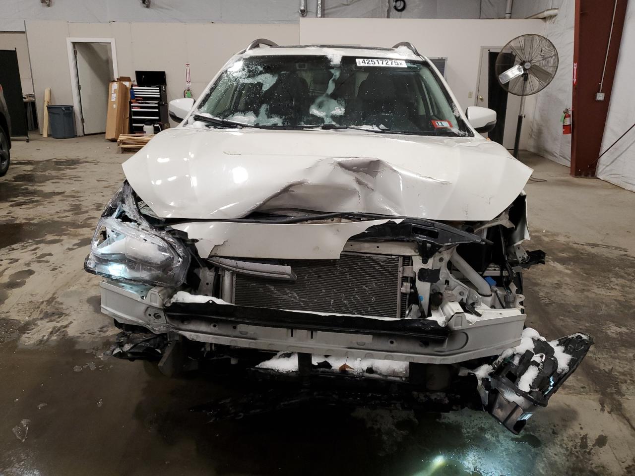 2021 Subaru XV VIN JF2GTHNC7M8314860 Copart auction photo, front end / side damage thumbnail 5