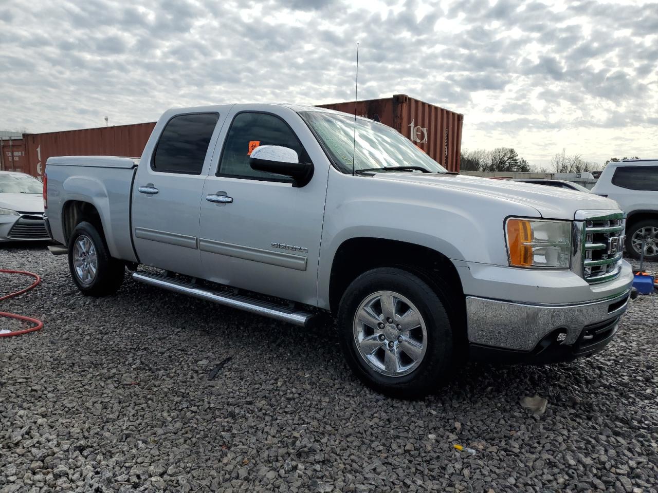 2011 GMC Sierra VIN 3GTP1VE00BG194030 Copart auction photo, front end damage thumbnail 4